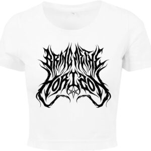 Bring Me The Horizon T-Shirt Black Logo L to XXL for Women white