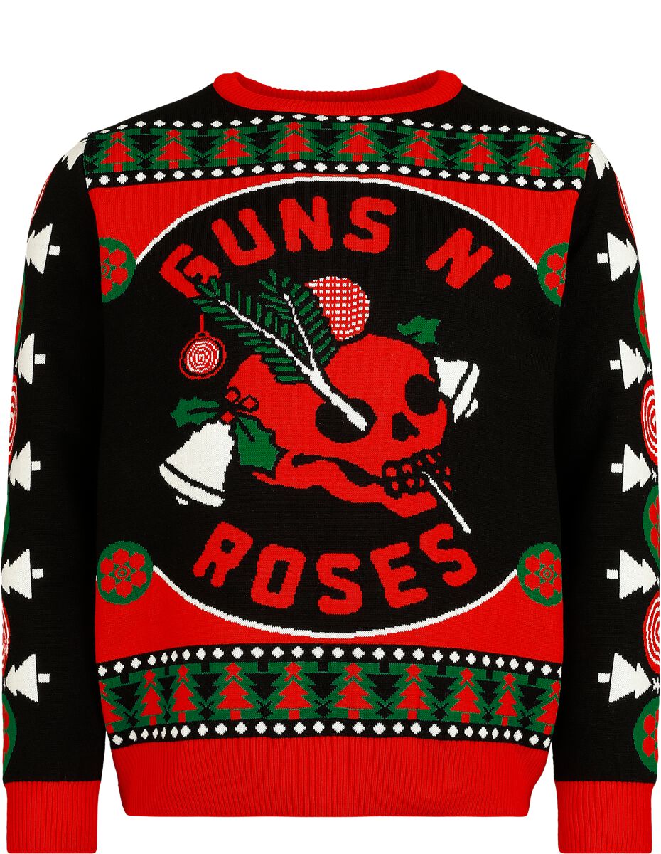 Guns N' Roses Christmas jumper Holiday Sweater S to 5XL for Men multicolour