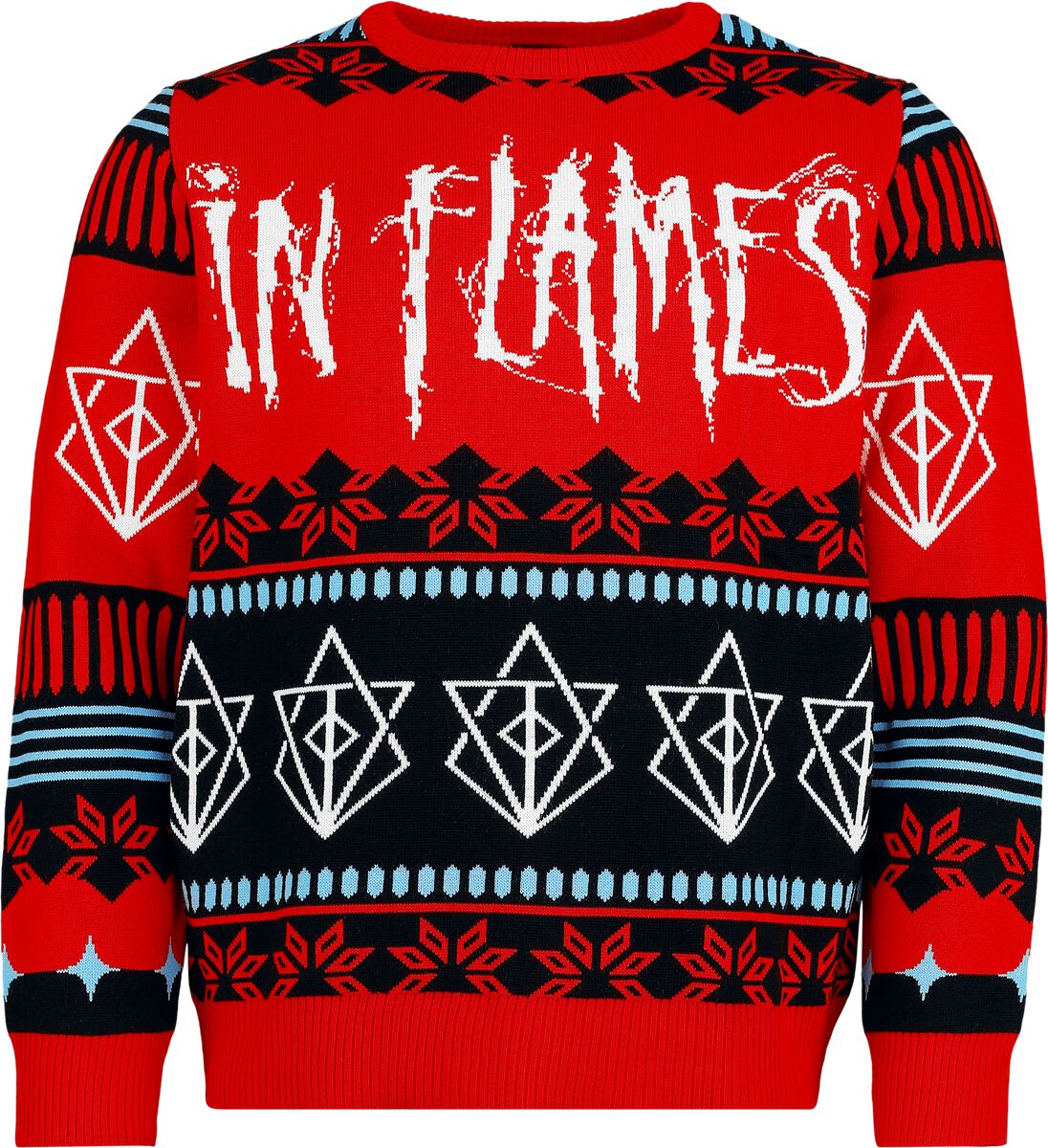 In Flames Christmas jumper Holiday Sweater S to 5XL for Men multicolour