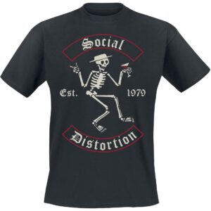 Social Distortion T-Shirt Skelly Banner S to 3XL for Men black