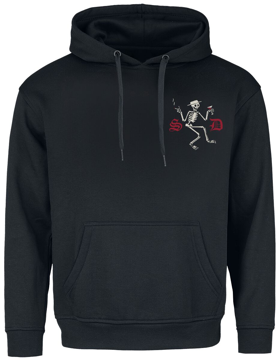 Social Distortion Hoodie Skelly Banner S to XXL for Men black