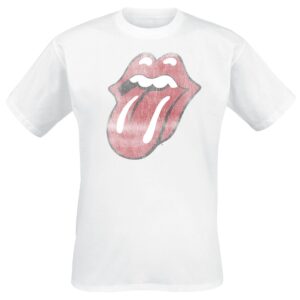 The Rolling Stones T-Shirt Classic Tongue S to 3XL for Men white
