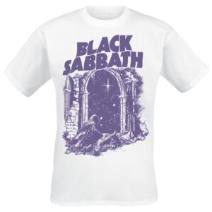 Black Sabbath T-Shirt Into The Void S to 3XL for Men white
