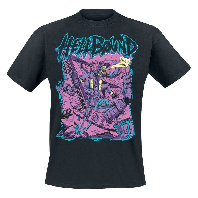 Wacken Metal Battle 2025 T-Shirt 3. Winner Hellbound (BG) S to 4XL for Men black