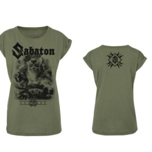 Sabaton T-Shirt Legends S to 3XL for Women khaki
