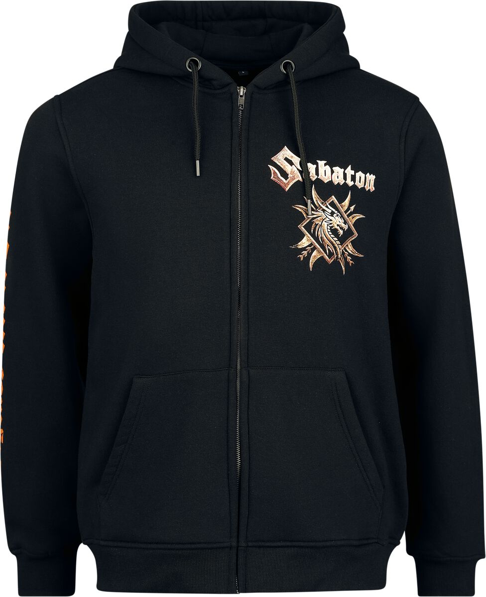 Sabaton Hoodie Jacket Elephant S to XXL for Men black