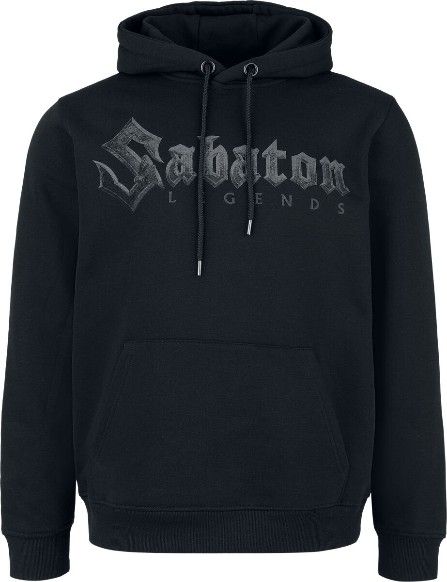 Sabaton Hoodie Black Logo S to XXL for Men black