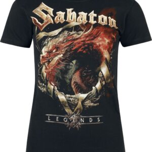 Sabaton T-Shirt Dragon S to 3XL for Women black