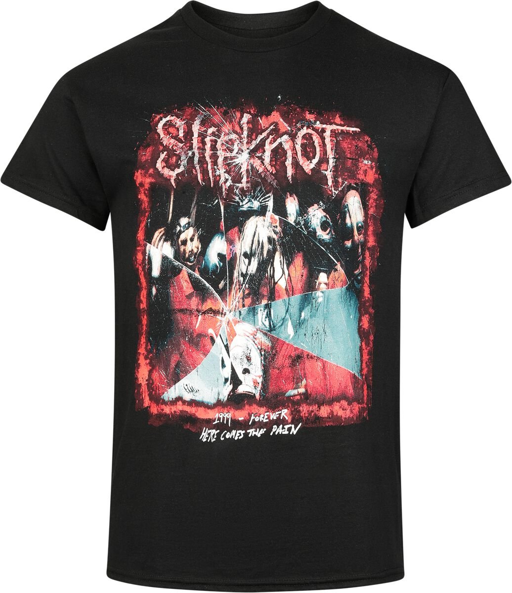 Slipknot T-Shirt Here Comes The Pain Tour S to 4XL for Men black