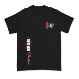 Alpha Wolf T-Shirt Akudama S to 3XL for Men black