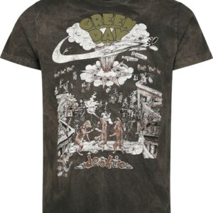 Green Day T-Shirt Dookie Scene S to 4XL for Men grey