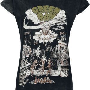 Green Day T-Shirt Dookie Scene S to 4XL for Women grey