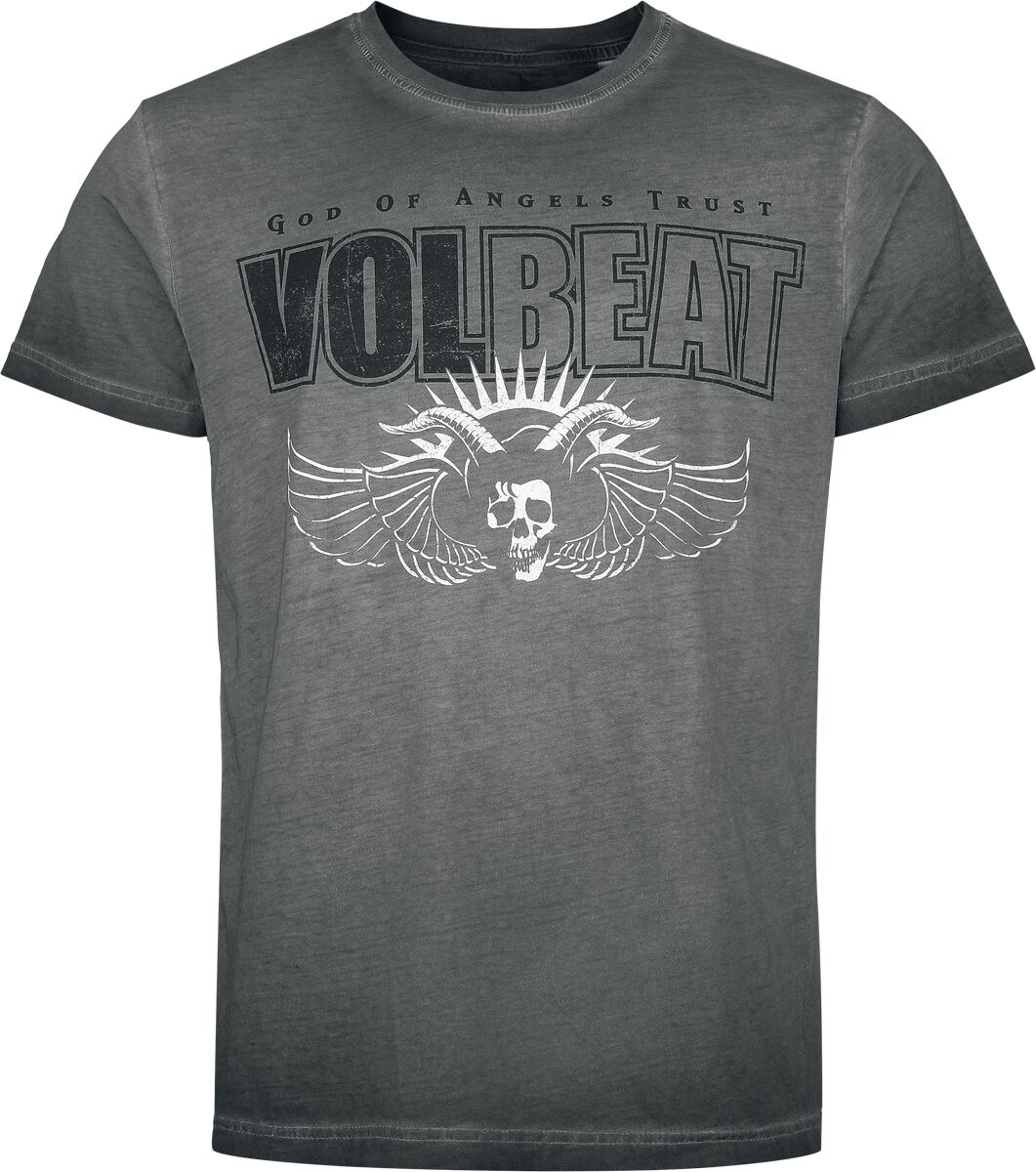 Volbeat T-Shirt Logo S to 4XL for Men grey