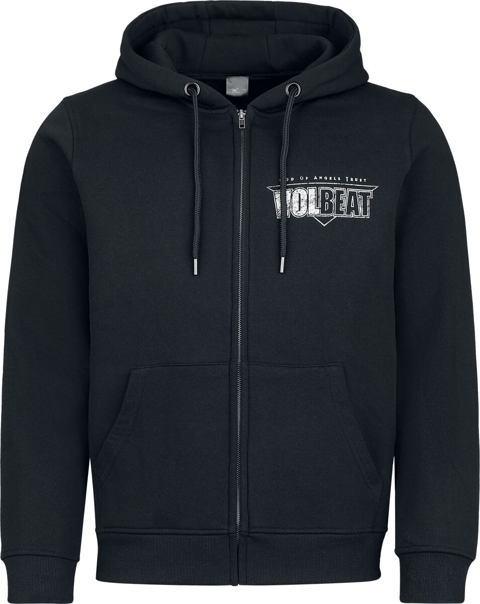 Volbeat Hoodie Jacket Goat Blocks S to XXL for Men black