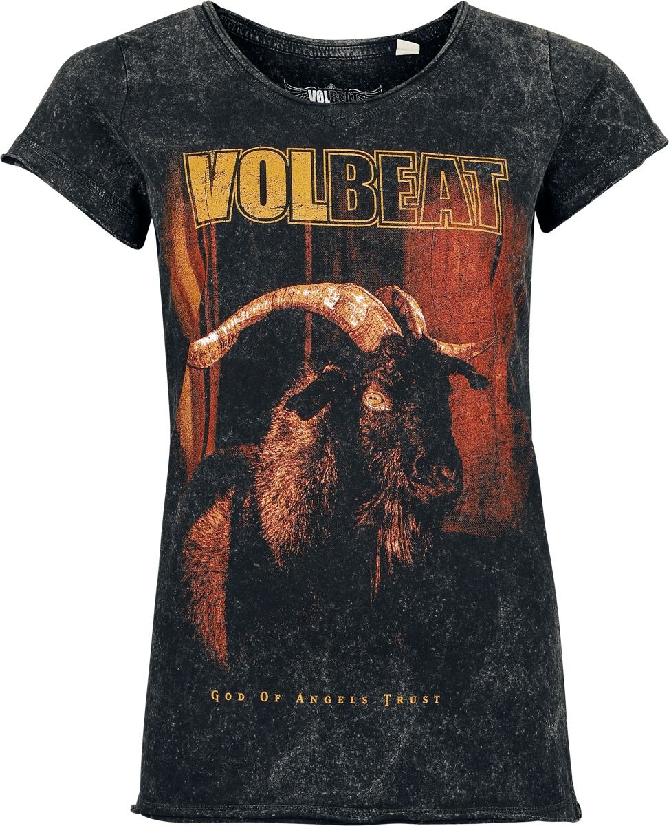 Volbeat T-Shirt Goat Entrance S to 4XL for Women grey
