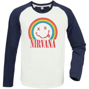 Nirvana Long-sleeve Shirt Amplified Collection Rainbow S to 3XL for Men multicolour