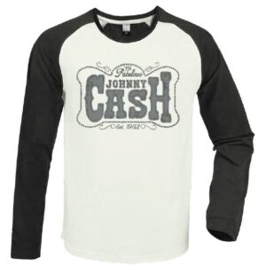 Johnny Cash Long-sleeve Shirt Amplified Collection 1932 S to 3XL for Men multicolour