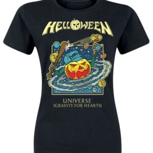Helloween T-Shirt Universe S to XXL for Women black