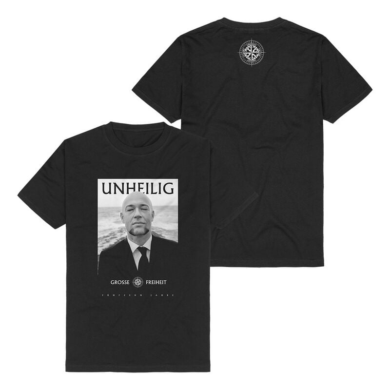 Unheilig T-Shirt Grosse Freiheit Foto S to 3XL for Men black