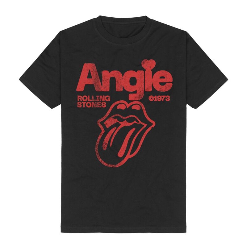 The Rolling Stones T-Shirt Angie S to 3XL for Men black