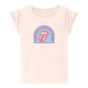 The Rolling Stones T-Shirt Sweet Little Tongue S to 3XL for Women light pink