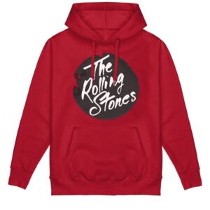 The Rolling Stones Hoodie Vintage Sticker S to 3XL for Men red