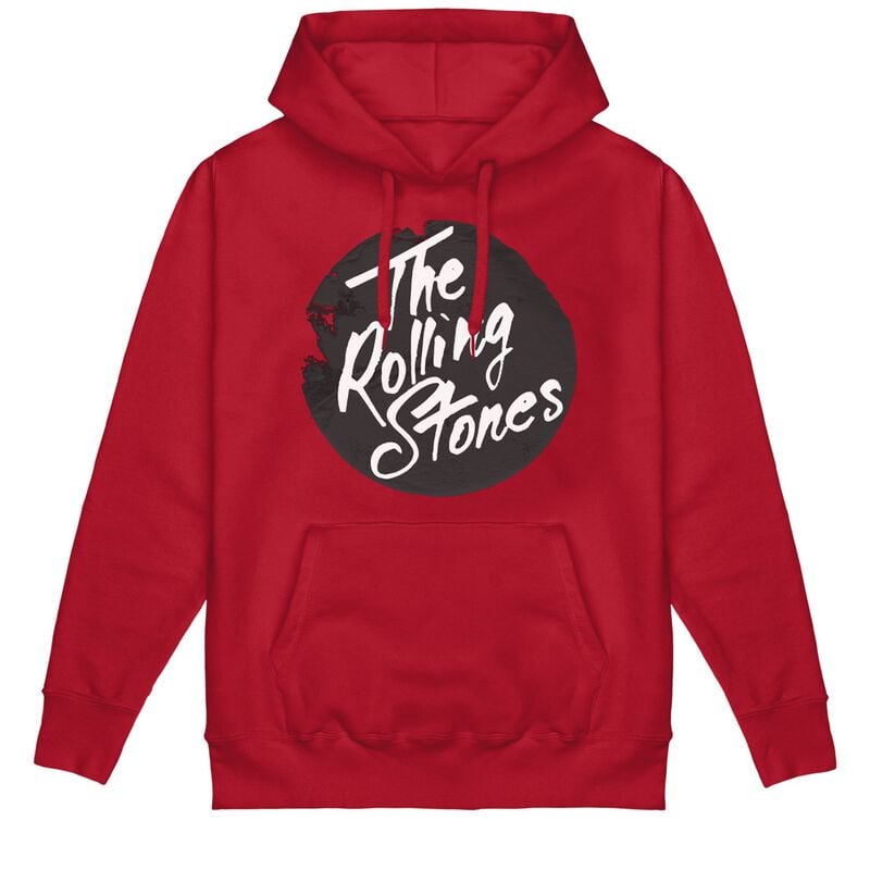 The Rolling Stones Hoodie Vintage Sticker S to 3XL for Men red