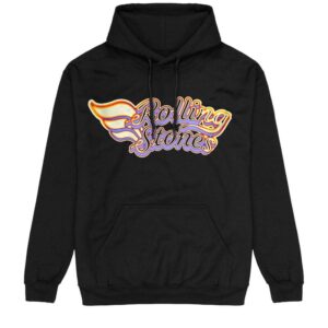The Rolling Stones Hoodie Racing Logo S to 3XL for Men black