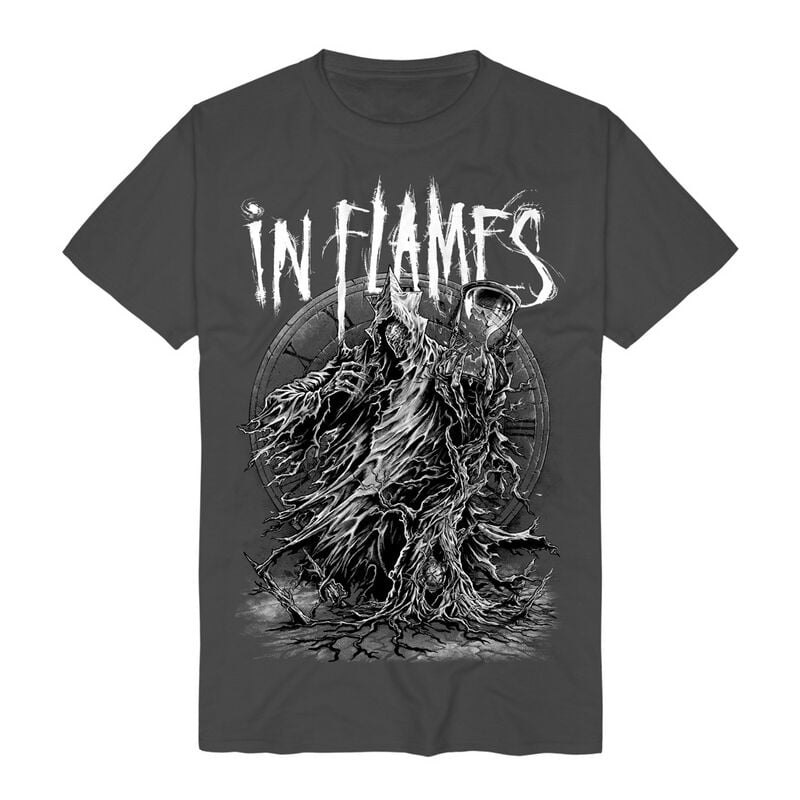 In Flames T-Shirt End Of Time S to 3XL for Men charcoal