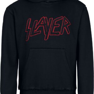 Slayer Hoodie Logo S to 5XL for Men black-red