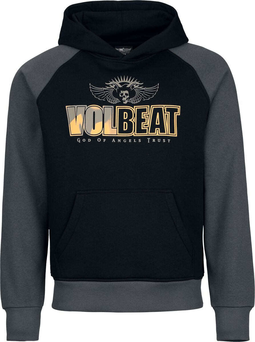 Volbeat Hoodie Logo S to 5XL for Men black-grey