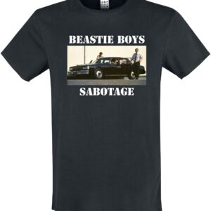 Beastie Boys T-Shirt Amplified Collection Sabotage S to 3XL for Men black
