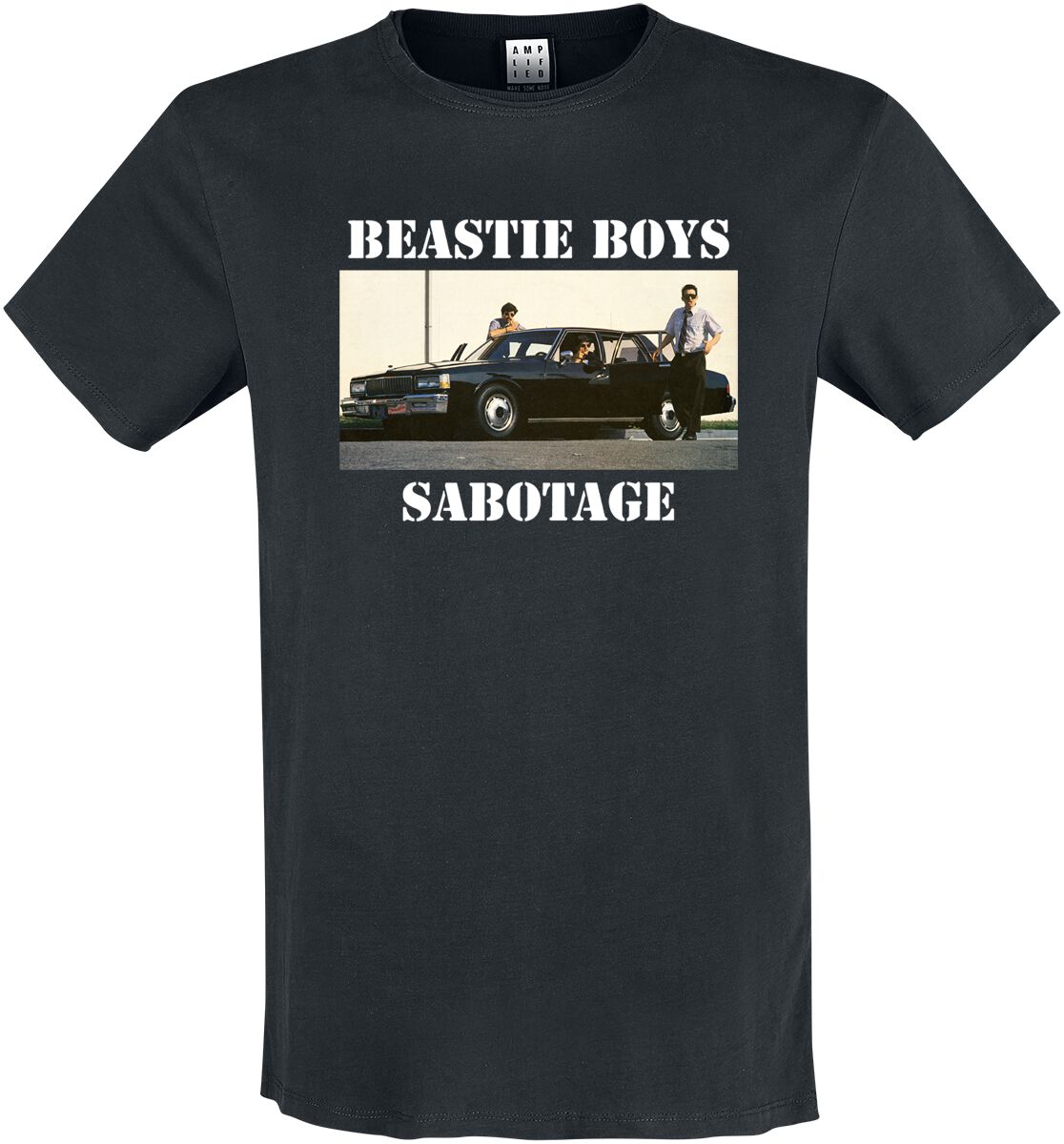 Beastie Boys T-Shirt Amplified Collection Sabotage S to 3XL for Men black