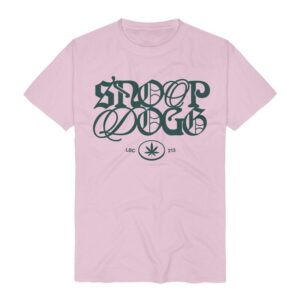 Snoop Dogg T-Shirt Mashup Logo S to 3XL for Men light pink