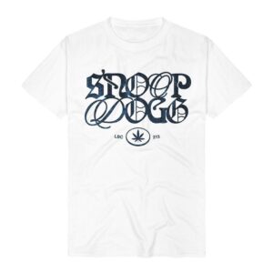 Snoop Dogg T-Shirt Mashup Logo S to 3XL for Men white