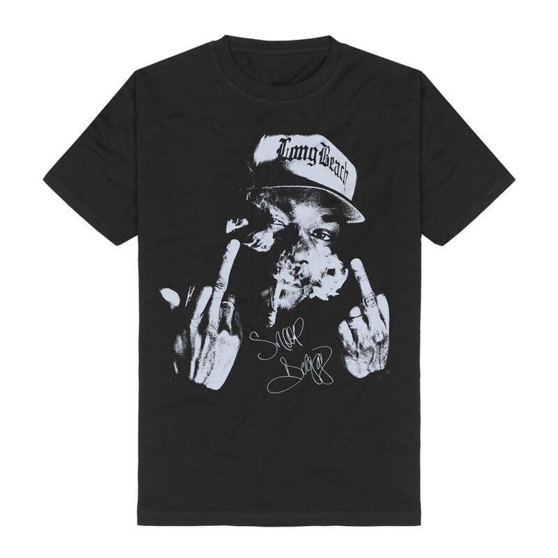 Snoop Dogg T-Shirt Smoke S to 3XL for Men black