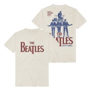 The Beatles T-Shirt Ed Sullivan Show 1964 S to 3XL for Men natural