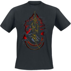 The Hu T-Shirt Glowing Horse S to XXL for Men black