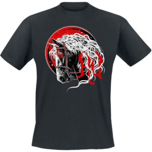 The Hu T-Shirt Red Eyes Horse S to XXL for Men black