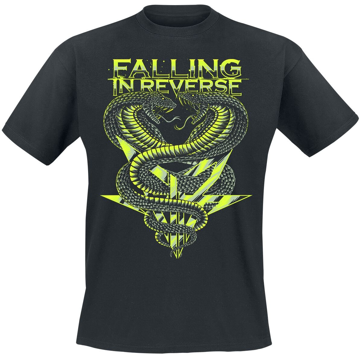 Falling In Reverse T-Shirt Cobra Glow In The Dark S to 5XL for Men black