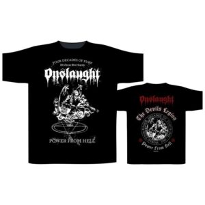 Onslaught T-Shirt Power from hell S to XXL for Men black