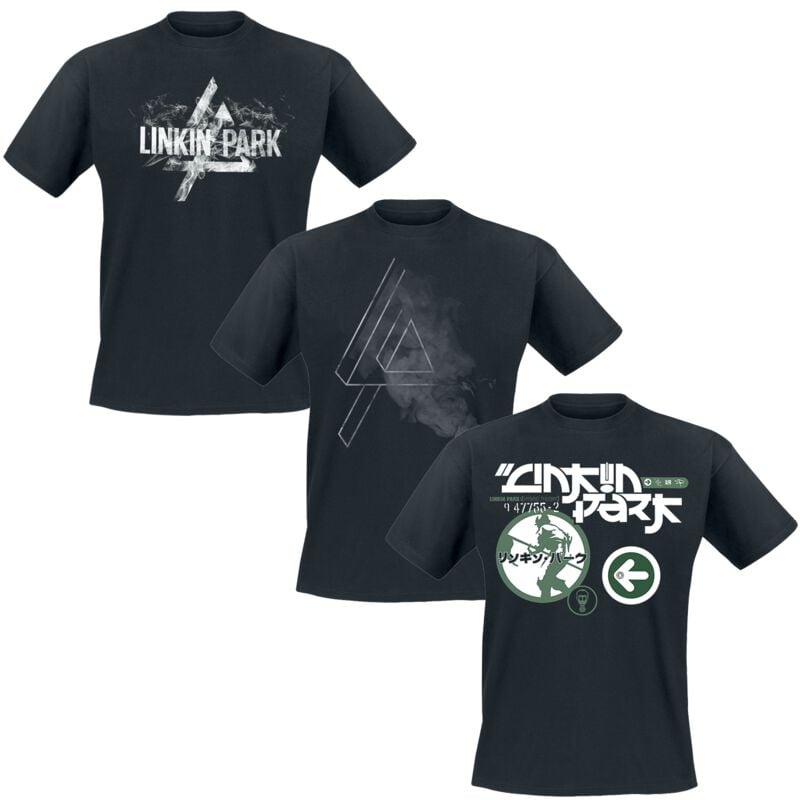 Linkin Park T-Shirt T-Shirt Bundle S to 5XL for Men black