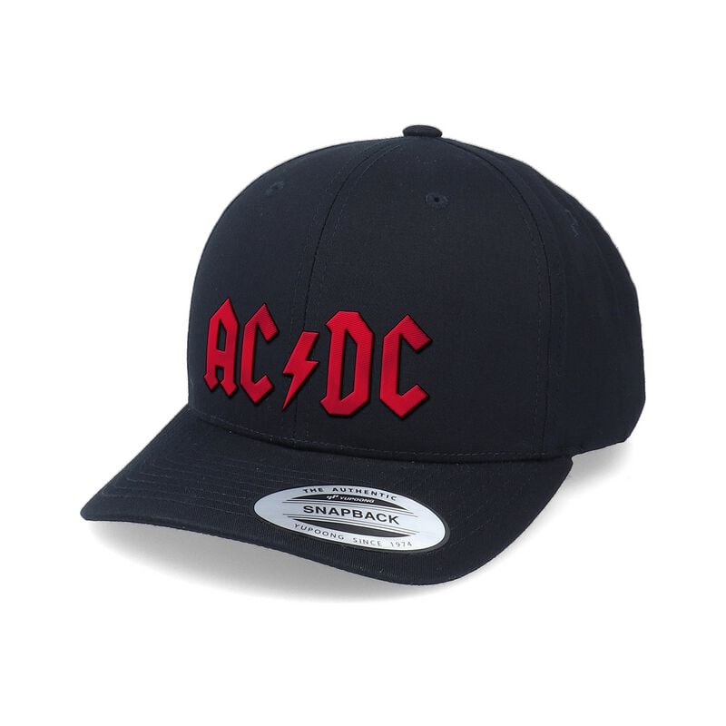 AC/DC Cap Metal-Kids Logo for Girls & Boys black
