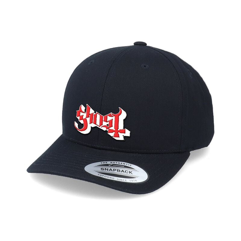 Ghost Cap Metal-Kids Logo for Girls & Boys black