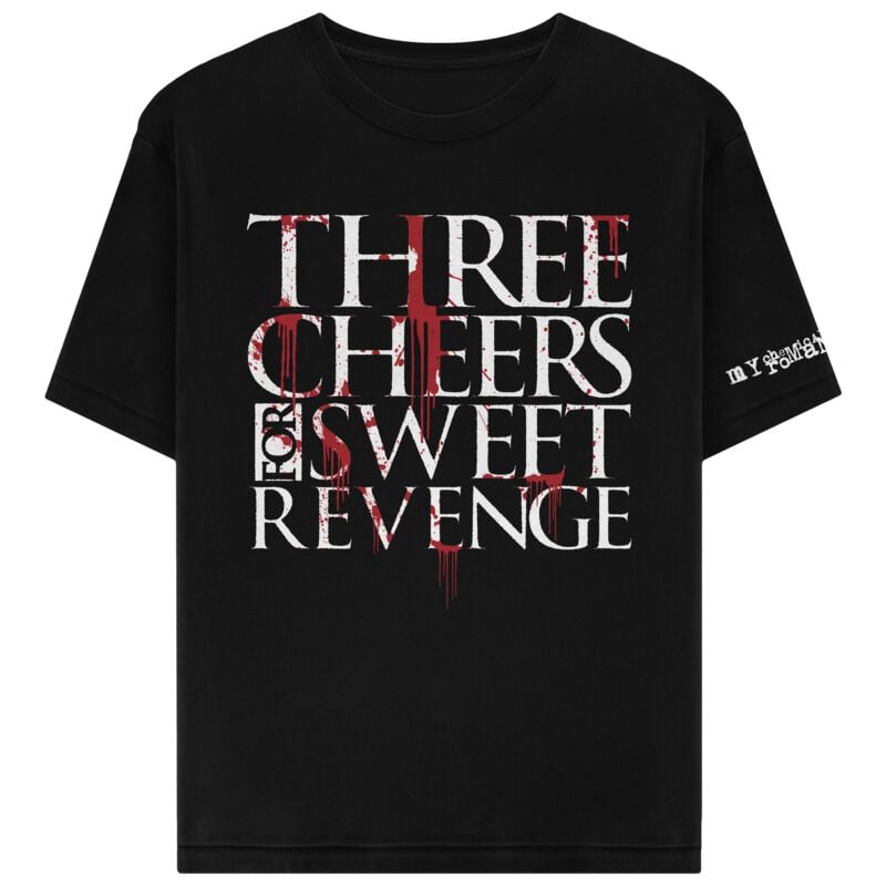 My Chemical Romance T-Shirt A Sweet Revenge Bloody Tee S to XXL for Men black