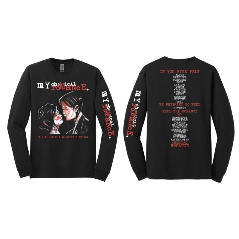 My Chemical Romance Long-sleeve Shirt If You Ever Felt S to XXL for Men black