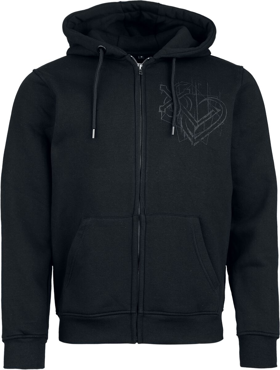 Lord Of The Lost Hoodie Jacket Black Logo S to XXL for Men black