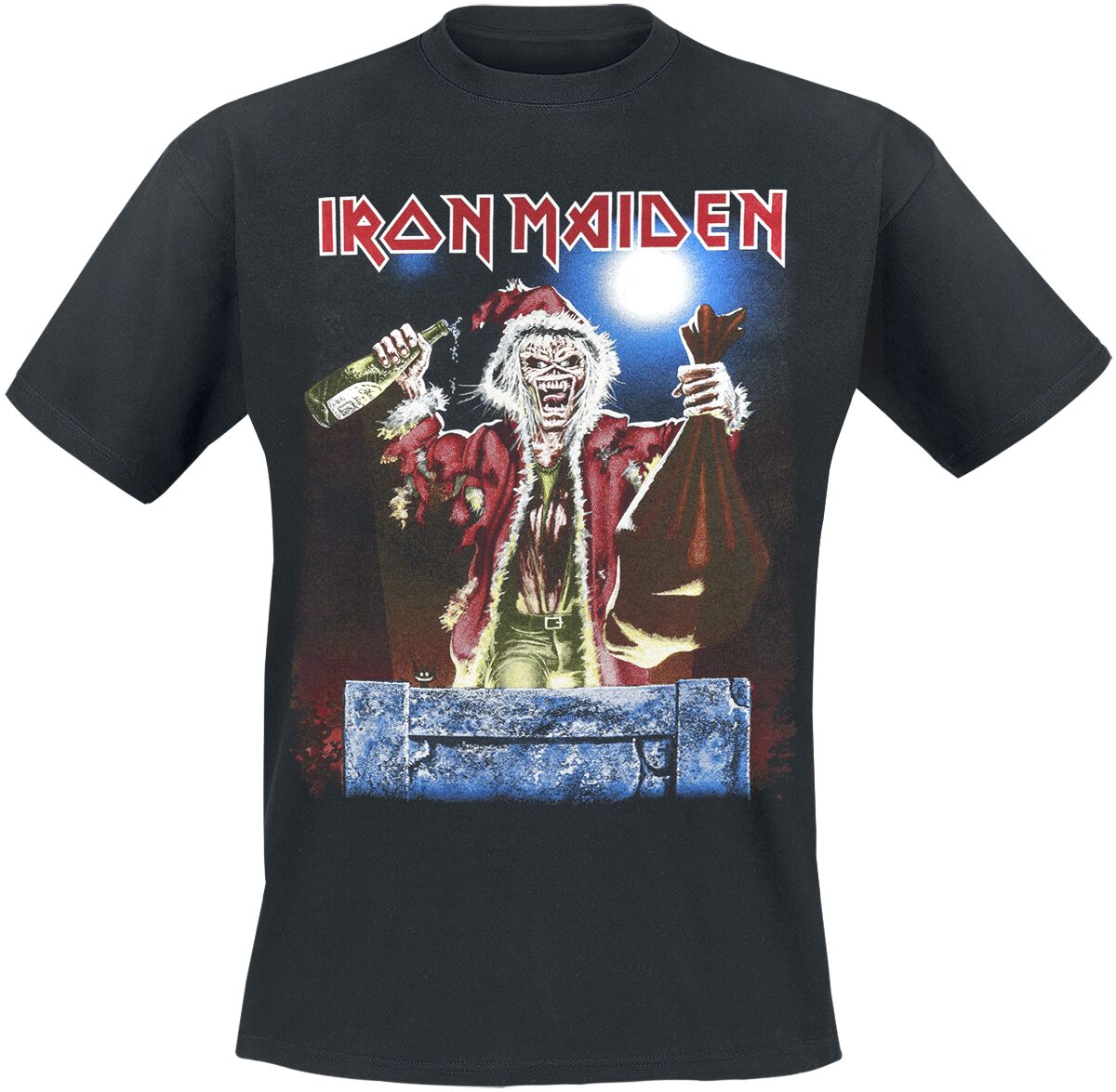 Iron Maiden T-Shirt No Prayer For Christmas S to 5XL for Men black
