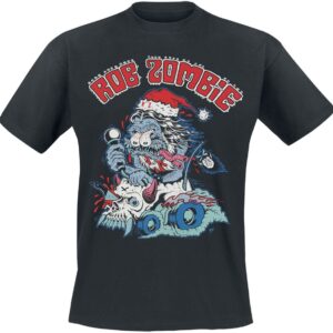 Rob Zombie T-Shirt Santa Freak S to 5XL for Men black