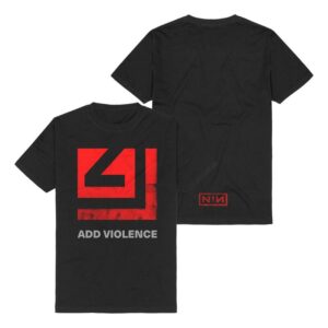 Nine Inch Nails T-Shirt Add violence S to 3XL for Men black